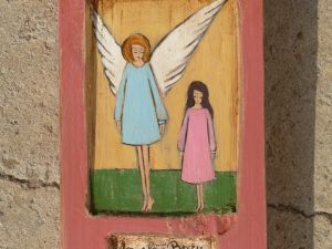 anioł z dziewczynką - fragment