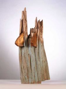 drewno, akryl